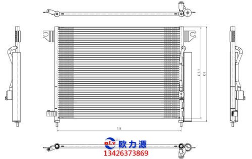 空壓機散熱器